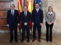 Pérez Llorca junto a los presidentes de las diputaciones provinciales