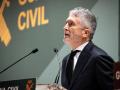 El ministro del Interior, Fernando Grande-Marlaska, en una comparecencia de prensa el pasado miércoles