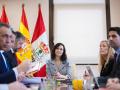 Ayuso durante el consejo de Gobierno en San Sebastián de los Reyes