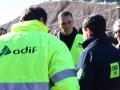 El presidente del Gobierno, Pedro Sánchez, en Adamuz tras el accidente ferroviario