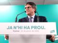 El presidente de Junts, Carles Puigdemont, desde Perpiñán