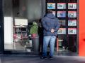 Una oficina de empresa inmobiliaria, a 19 de enero de 2026, en Madrid