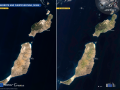 Lanzarote, Fuerteventura y La Graciosa en imágenes de Copernicus