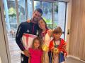 Djokovic, su mujer Jelena y sus dos hijos, en la cuenta de sus hijos
