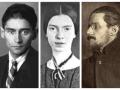Franz Kafka, Emily Dickinson y James Joyce