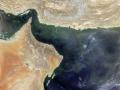 Imagen de satélite del golfo de Omán