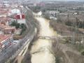 El río Carrión, a su paso por Palencia