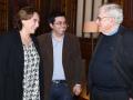 Siempre admirado por la izquierda, Noam Chomsky se reunió en 2016 con Colau y Pisarello