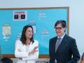 La consejera de Educación, Esther Niubó, y el presidente catalán, Salvador Illa, en una imagen de archivo