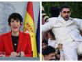 La portavoz del Gobierno Elma Saiz y Bad Bunny