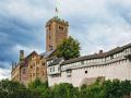 Vista aérea del castillo de Wartburg, declarado Patrimonio de la Humanidad