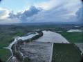 Zonas agrícolas anegadas en Jimena de Frontera (Cádiz)