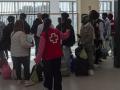 Salida extraordinaria de personasin migrantes desde el CETI de Ceuta para descongestionar las instalaciones