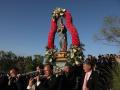(Foto de ARCHIVO)
Cofrades de la hermandad de la Virgen del Valle de Toledo en la romería del Valle, a 1 de mayo de 2022, en Toledo, Castilla La-Mancha (España). Cada 1 de mayo, Día Internacional del Trabajador, los toledanos suben al Valle a celebrar la romería más famosa de Toledo, en pleno entorno natural. La noche del 30 de abril es tradición que el público se acerque a los 24 puestos y bares que se instalan en la romería para celebrar la fiesta. La ermita de Nuestra Señora del Valle data del siglo XVII y es uno de los lugares más queridos por los toledanos. La romería culmina con la procesión de la imagen de la virgen, llevada a hombros por sus Mayordomos.

Isabel Infantes / Europa Press
01 MAYO 2022;TOLEDO;CASTILLA LA MANCHA;VIRGEN;ROMERÍA DEL VALLE
01/5/2022