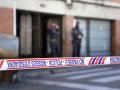 Cordón policial de los Mossos d'Esquadra en Manlleu archivo