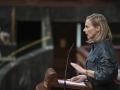 La diputada de Vox Blanca Armario, durante el pleno del Congreso de los Diputados