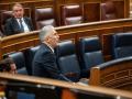 El ministro de Interior, Fernando Grande-Marlaska, durante una sesión de control al Gobierno , en el Congreso de los Diputados