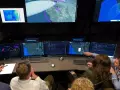 Una simulación de la NASA de la gestión del tráfico aéreo superior con los socios industriales Aerostar y Sceye en el Laboratorio de Operaciones del Espacio Aéreo en el Centro de Investigación Ames de la NASA en Silicon Valley, California