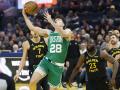 Hugo González en el partido Golden State Warriors - Boston Celtics