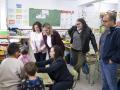 Visita Marta Barrachina a una de las escolas matineras