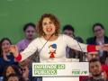 La ministra de Hacienda, María Jesús Montero, en el acto del PSOE-A por el 28-F en Jaén