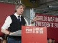 El candidato Partido Socialista a la Presidencia de la Junta de Castilla y León, Carlos Martínez