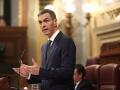 El presidente del Gobierno, Pedro Sánchez, en una sesión de control al Gobierno, en el Congreso de los Diputados