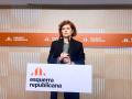 La secretaria general y portavoz de ERC, Elisenda Alamany