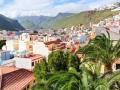 Vista aérea de San Sebastian, La Gomera