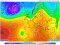 Mapa del modelo europeo ECMWF.