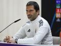 Joao Tralhao, durante la rueda de prensa previa al encuentro frente al Real Madrid