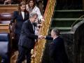 Alberto Núñez Feijóo y Santiago Abascal, el 10 de febrero de 2026 en el Congreso