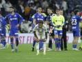 Rodrygo, a la finalización del encuentro ante el Getafe