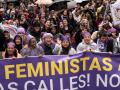 (Foto de ARCHIVO)
Decenas de personas durante la manifestación convocada por la Comisión 8M por el Día de la Mujer, a 8 de marzo de 2025