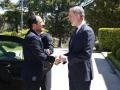 El Rey, con el presidente de Chipre en abril del año pasado en La Zarzuela