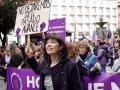 La ministra Ana Redondo, en la manifestación por Día Internacional de la Mujer en Valladolid