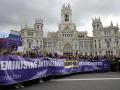Manifestación convocada por la Comisión 8M en Madrid.