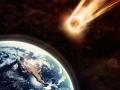 Ilustración de un asteroide pasando cerca de la Tierra