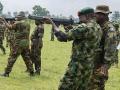 Militares nigerianos en entrenamientos