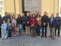 Participantes en Aulas con Historia, visita a las escuela La Inmaculada de Córdoba