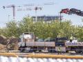 Obras en la parcela de Valdebebas que va a acoger la futura Ciudad de la Justicia de Madrid