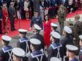 La presidenta de la Comunidad de Madrid, Isabel Díaz Ayuso, en la parada militar del Dos de Mayo de 2024