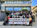 Concentración de trabajadores de Repsol Fuels y Materials en Puertollano
