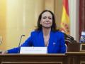 MADRID (ESPAÑA), 20/04/2026.- La líder opositora venezolana y Nobel de la Paz María Corina Machado durante su visita al Senado en Madrid. EFE/ Borja Sanchez-Trillo
