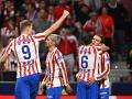 Sorloth celebra la remontada del Atlético de Madrid