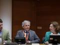 Imagen tomada este lunes del comisionado de la Generalitat para la Recuperación, Raúl Mérida, en las Cortes Valencianas