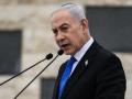 El primer ministro israelí, Benjamin Netanyahu, pronuncia un discurso