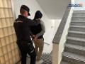Momento de la detención del delincuente en la localidad de Béjar, Salamanca