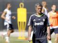 José Mourinho, en un entrenamiento del Real Madrid en 2010