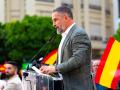 El mitin de Santiago Abascal, líder de Vox, en la plaza de las Tendillas de Córdoba
